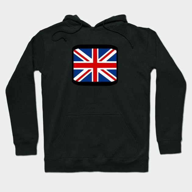 Union jack Hoodie by Milaino